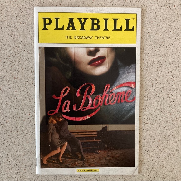 playbill Other Joe Jonas Of Jonas Brothers Playbill La Bohme Alfred